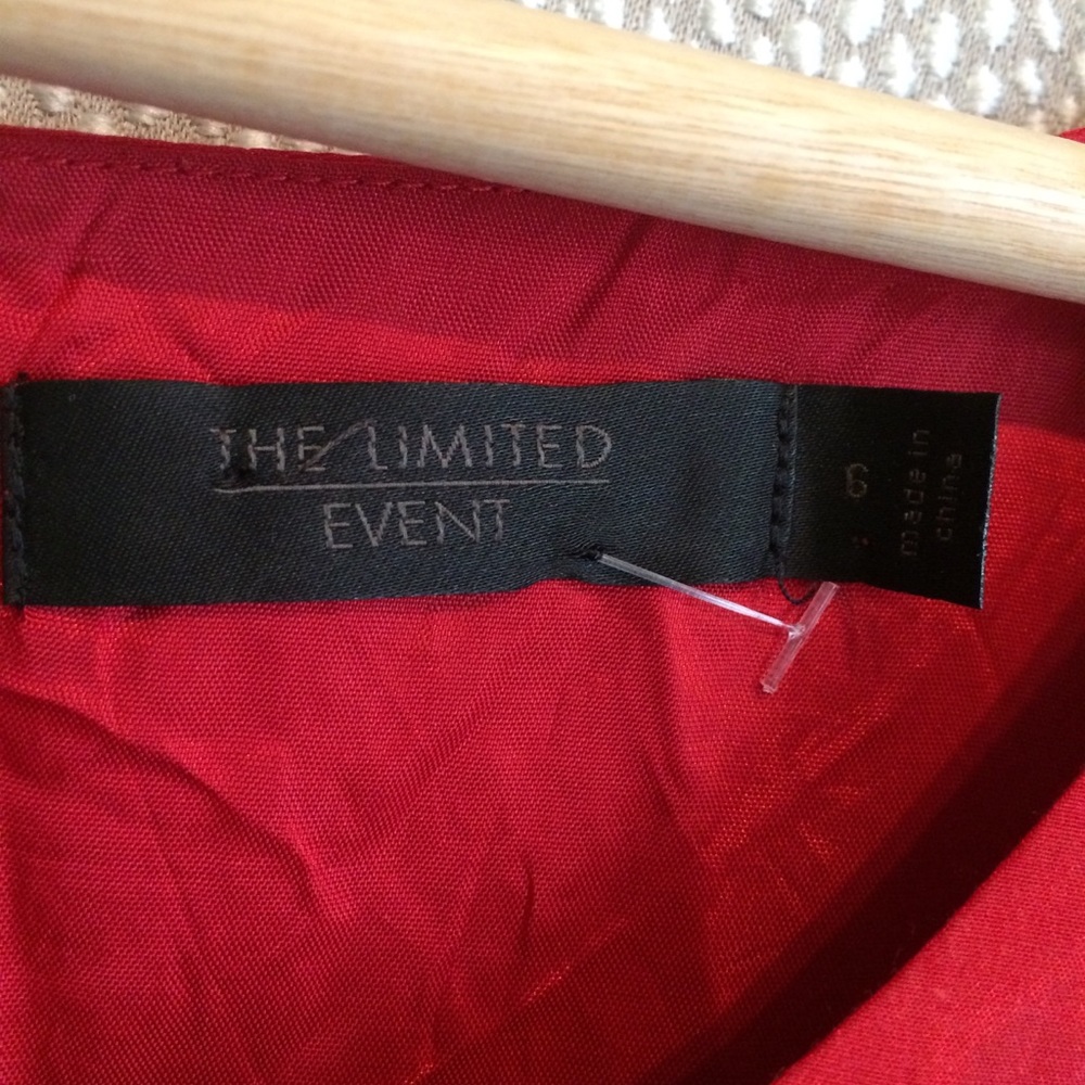 6 The Limited Event Red Ruffle Dress - Picture 6 of 7